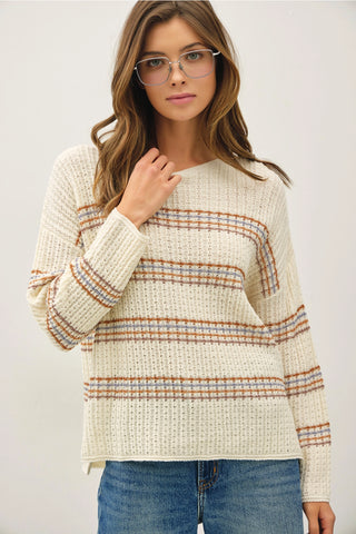 Chocolate Two Pc Knit Top Pants Set