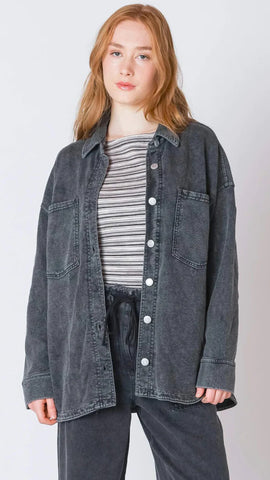 Collared Corduroy Pullover