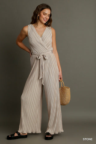 Ribbed Button Overall Romper