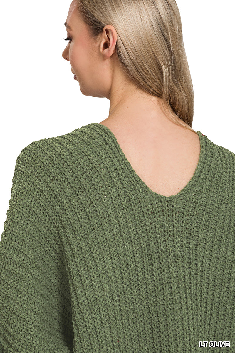 Chunky Knit Pocket Cardi