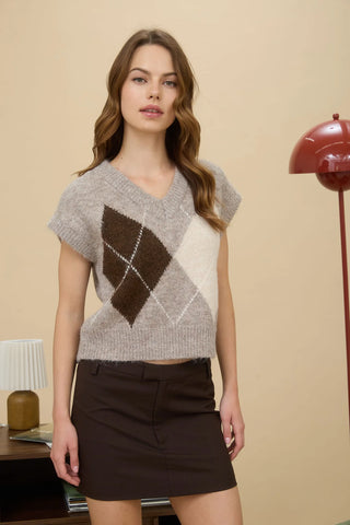Stone Wash Ribbed Oversize Sweater