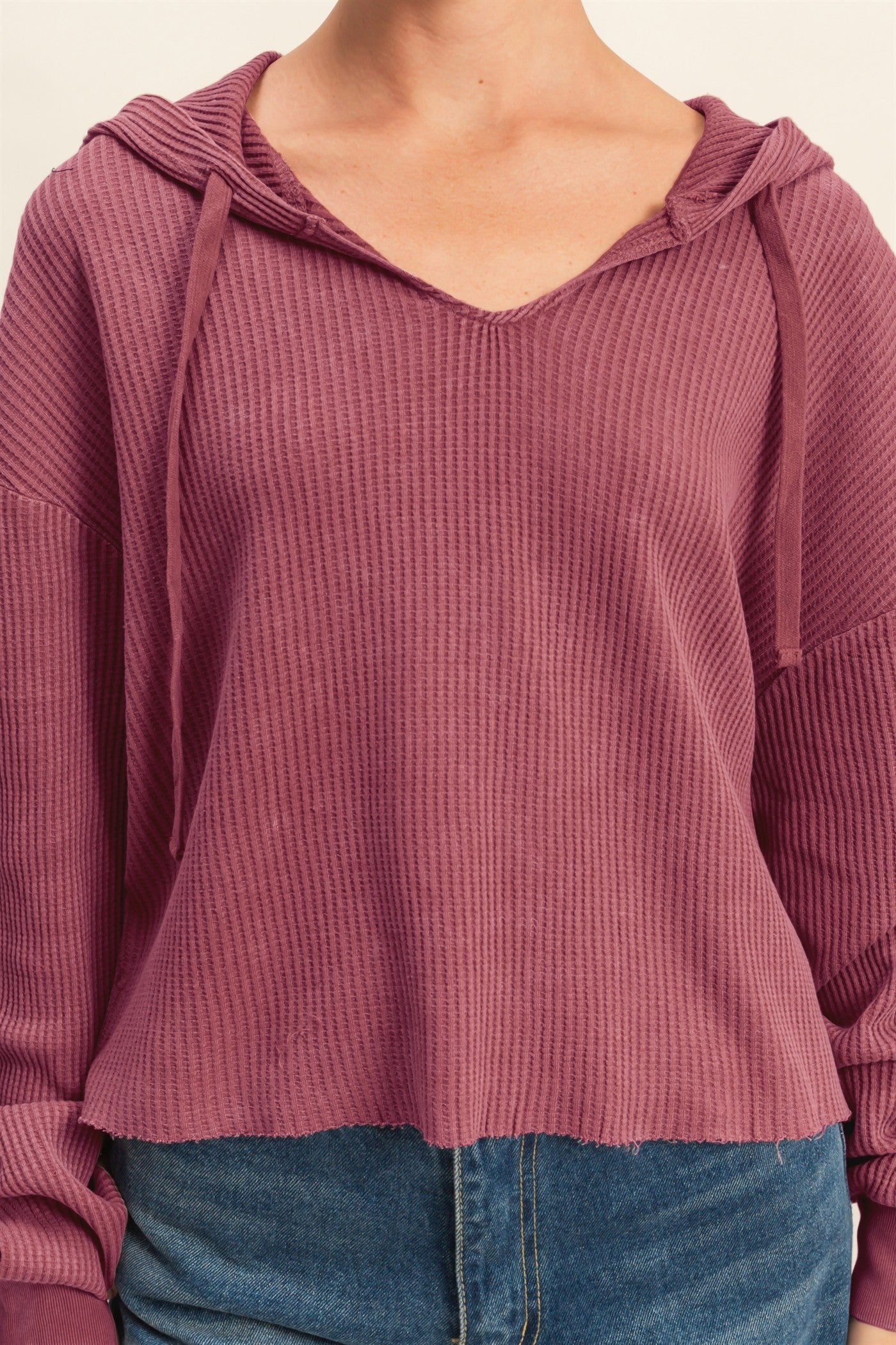 Stone Wash Waffle Hoodie