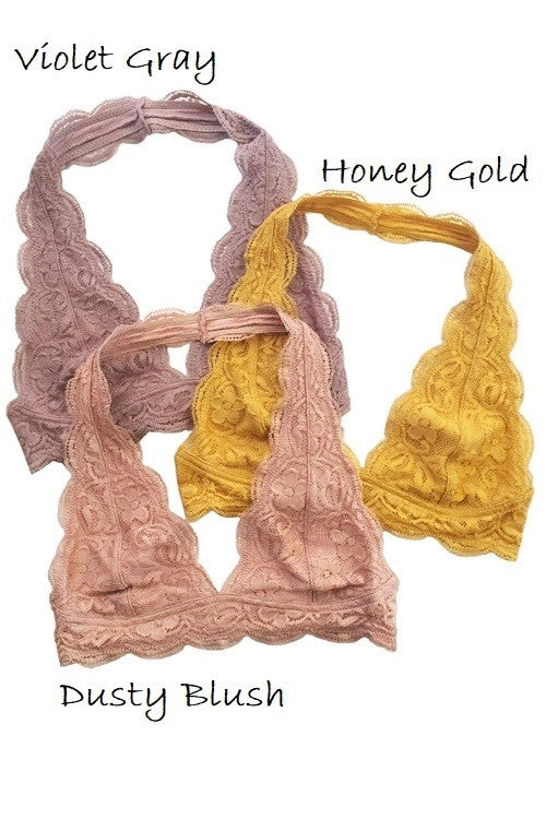 Halter Lace Bralette