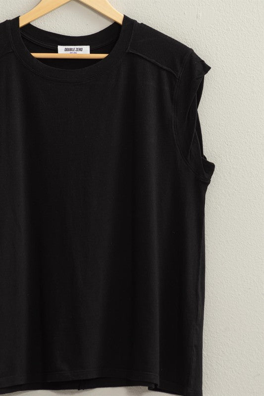 Relaxed Cotton Muscle Tee
