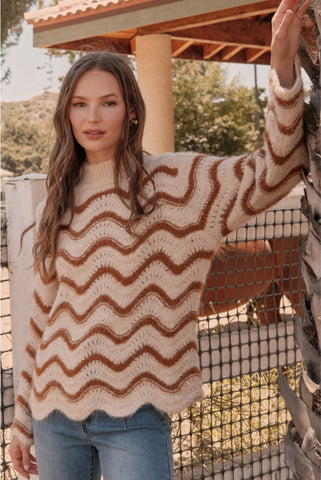 Ribbed Color Block Top