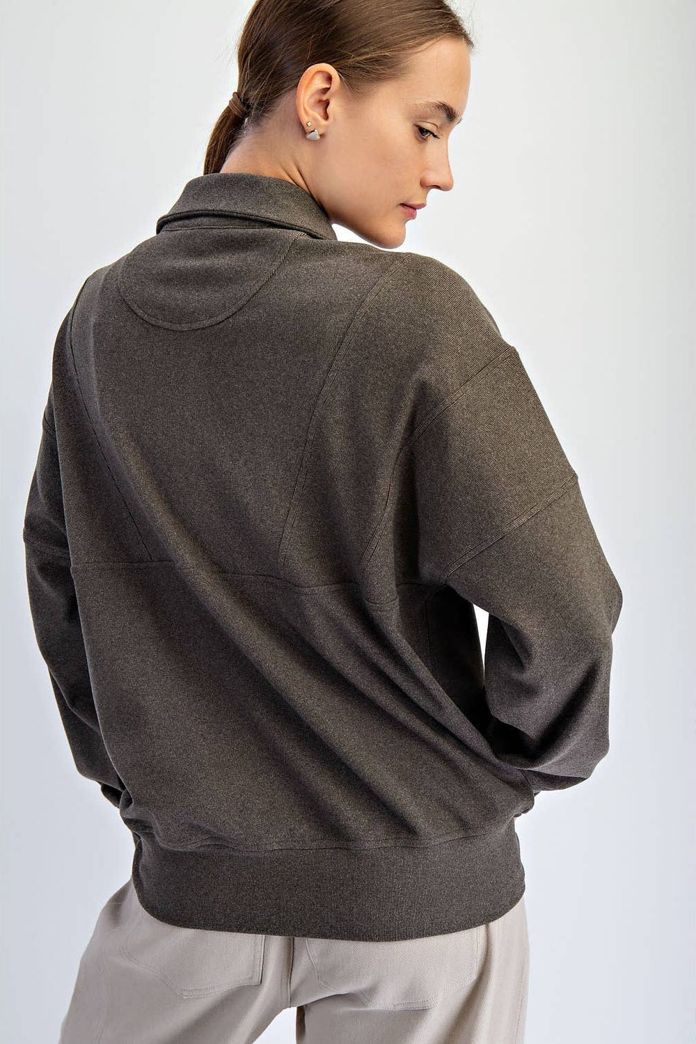 Modal Soft Quarter Zip Pullover