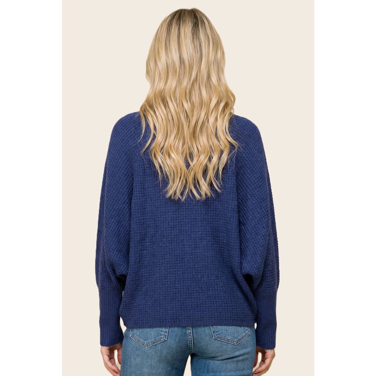 Waffle Weave Dolman Cardigan