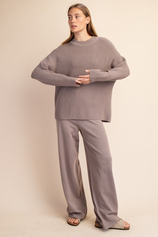 Mushroom Knit Sweater & Pants Set