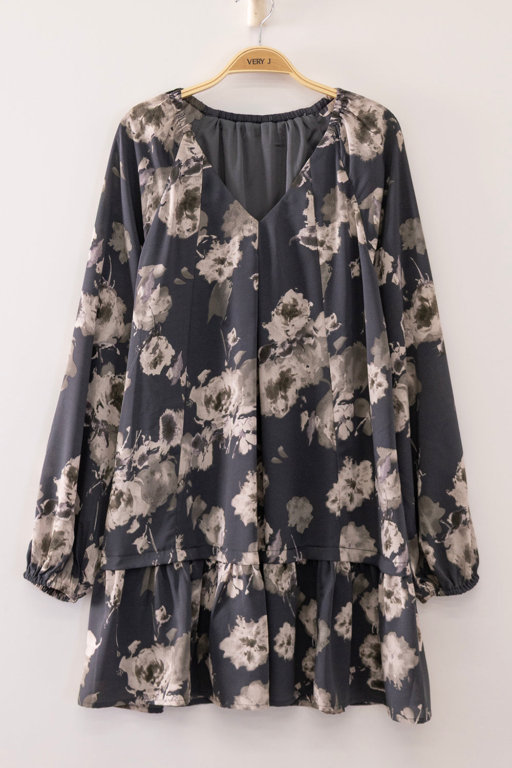 Midnight Floral Shift Dress