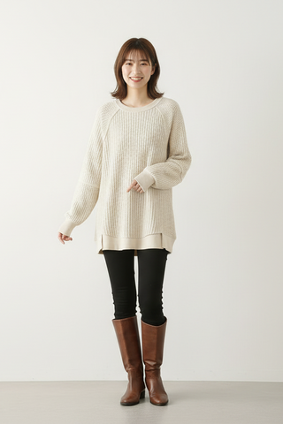 Blanket Stitch Stripe Sweater