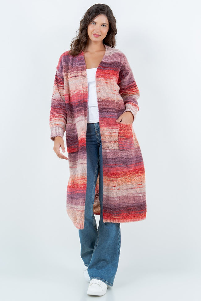 Sunset Ombre Duster Cardi