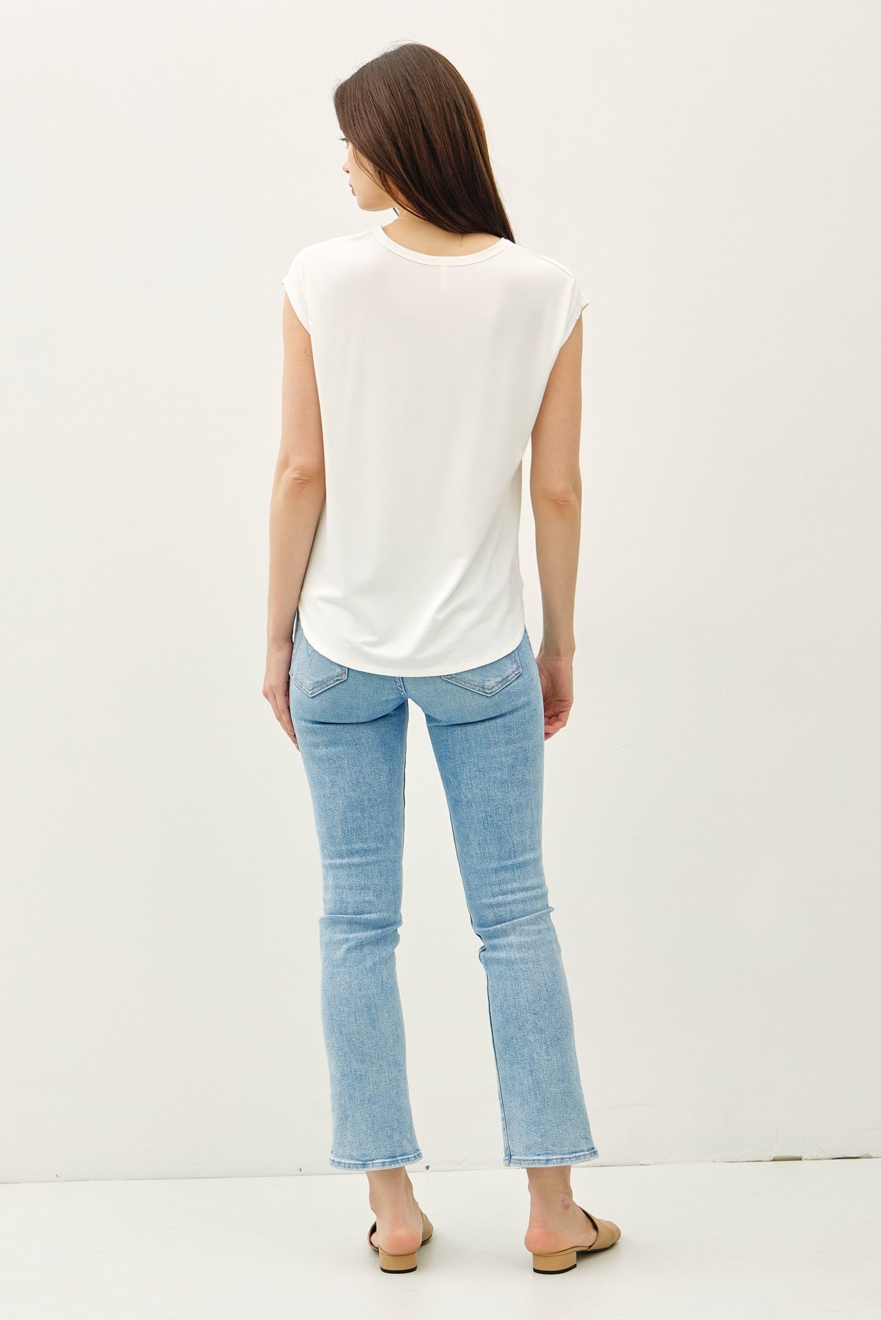 Bamboo Modal Scoop Tee