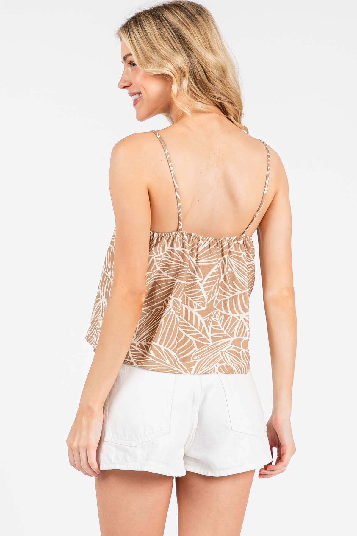 Leaf Button Down Cami