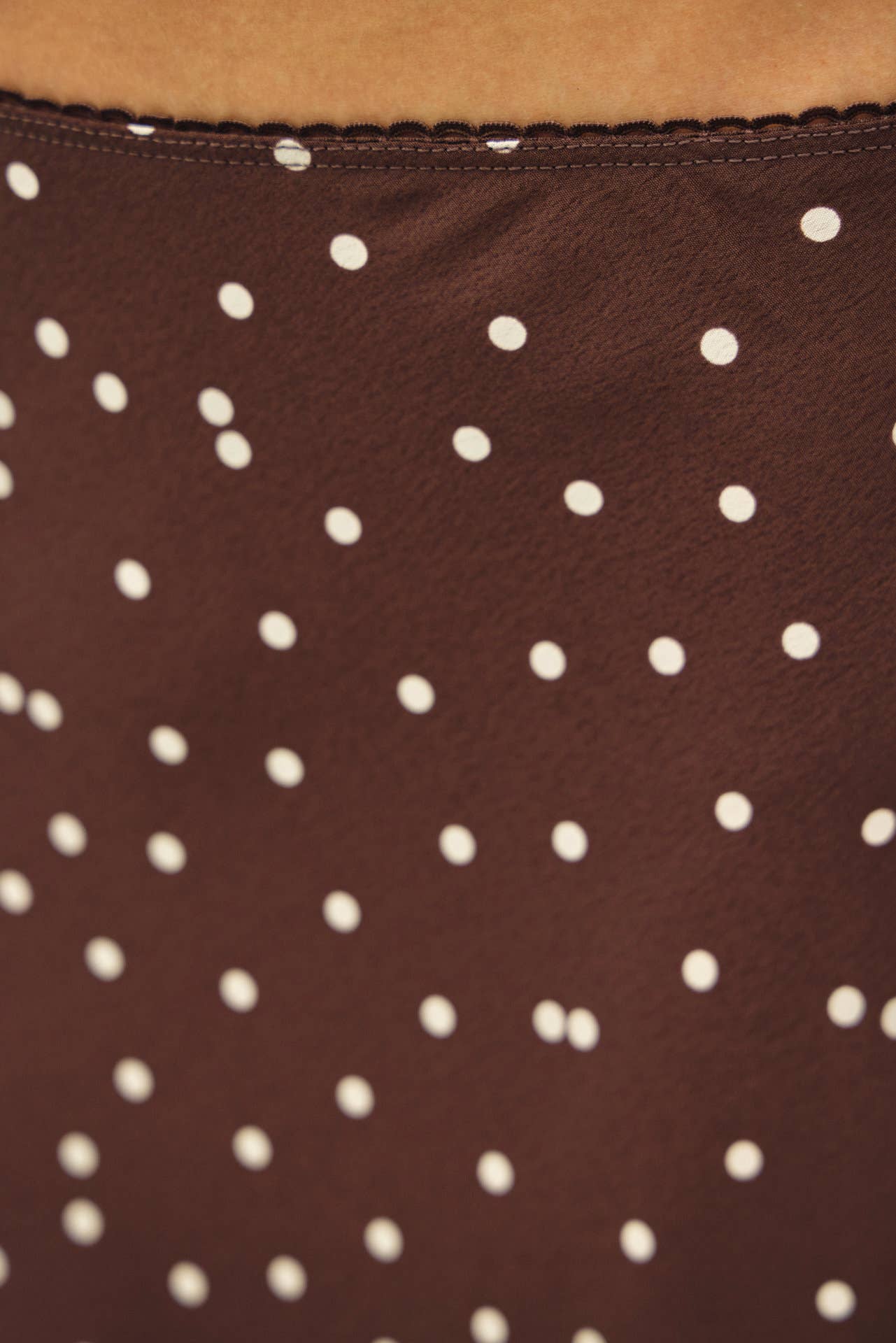 Polka Dot Midi Skirt