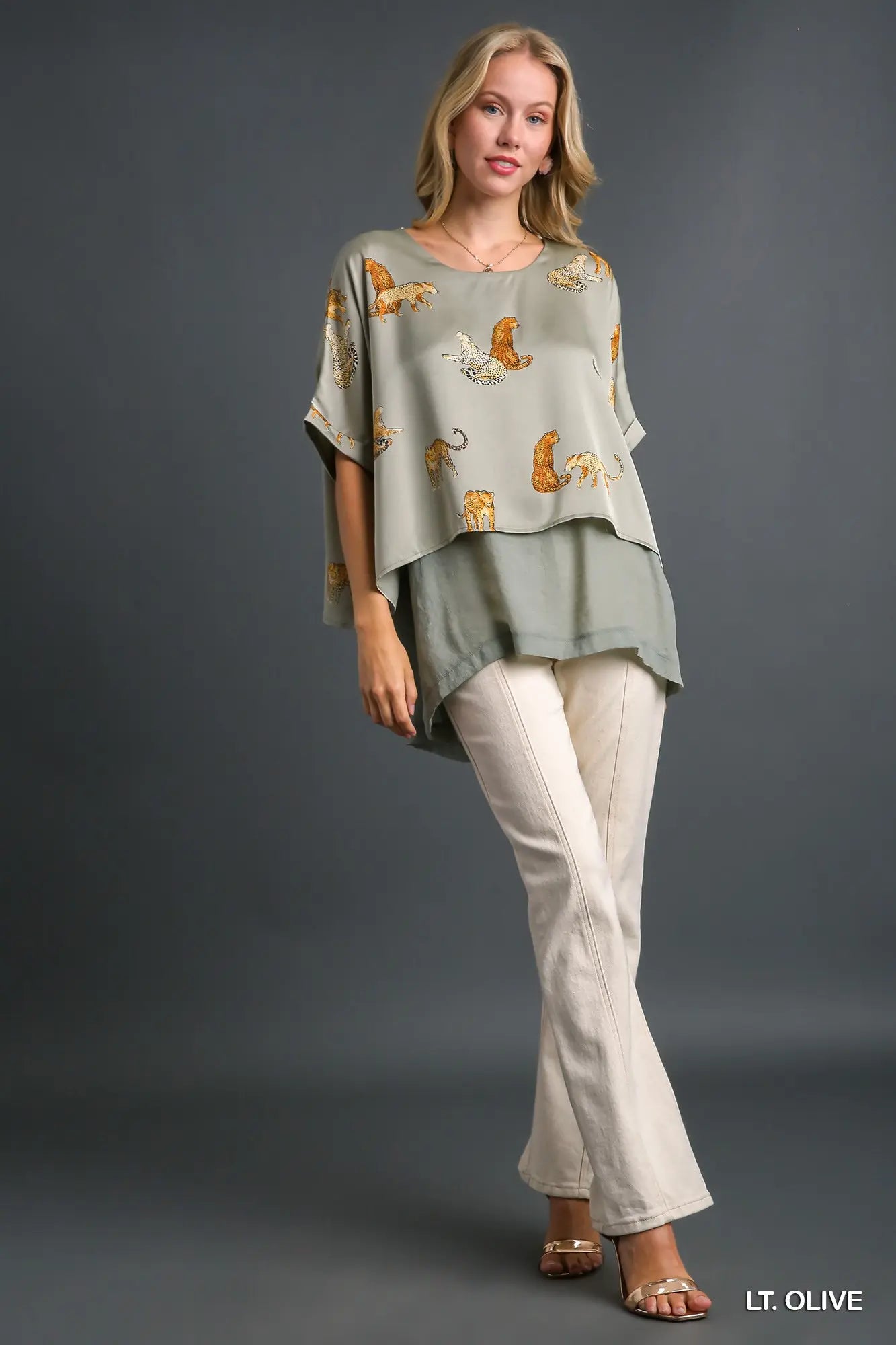 Leopard Two Tier Tunic