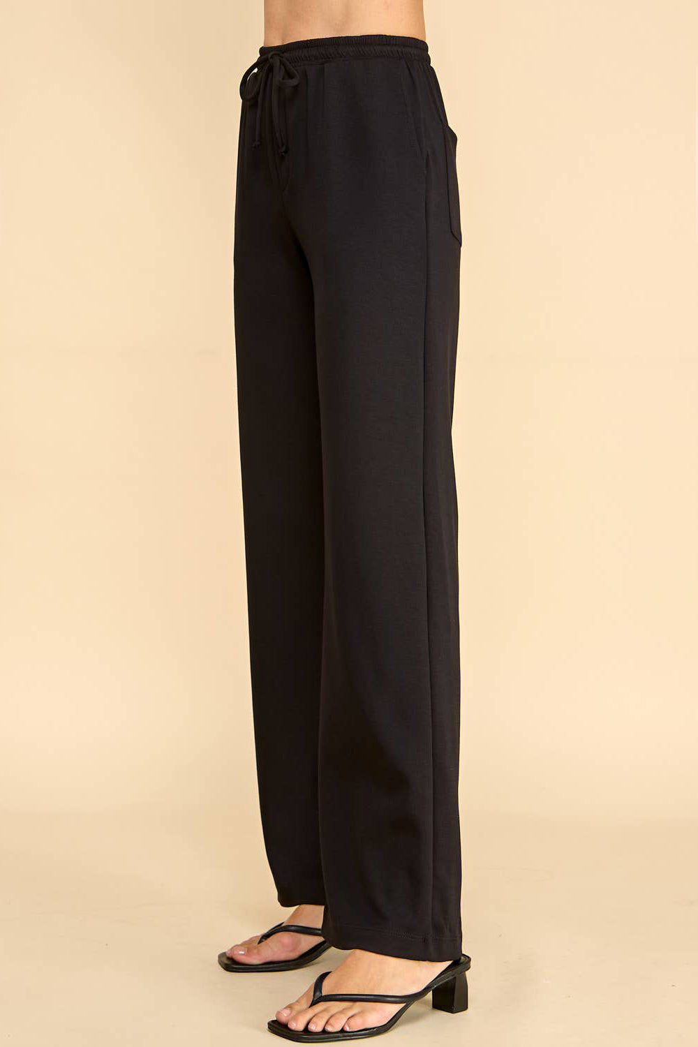 Wide Leg Drawstring Lounge Pants