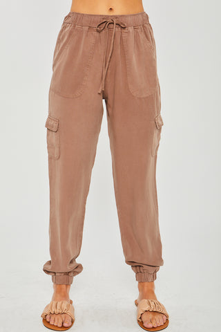Linen Drawstring Relaxed Pants