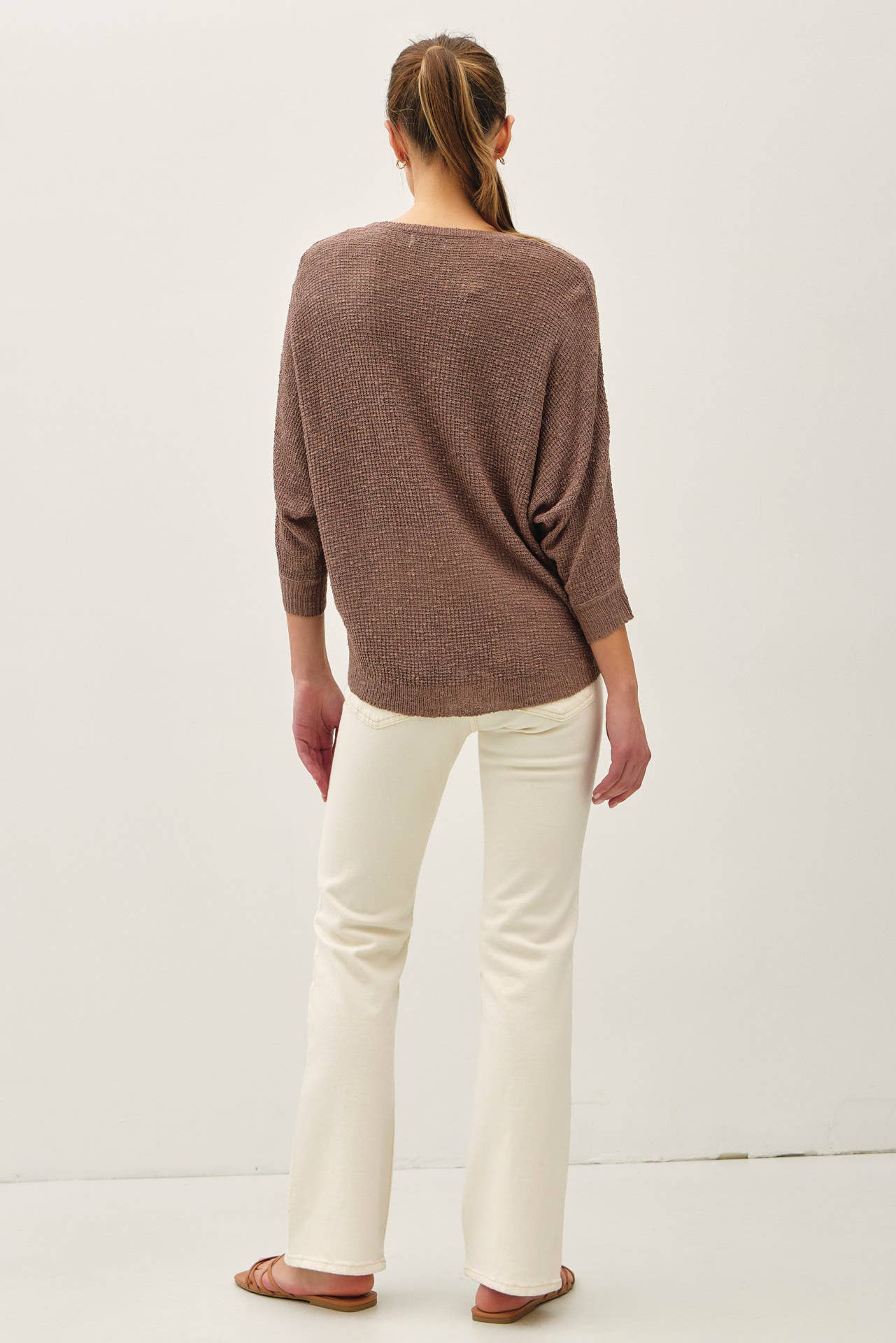 Dolman Sleeve Pocket Sweater