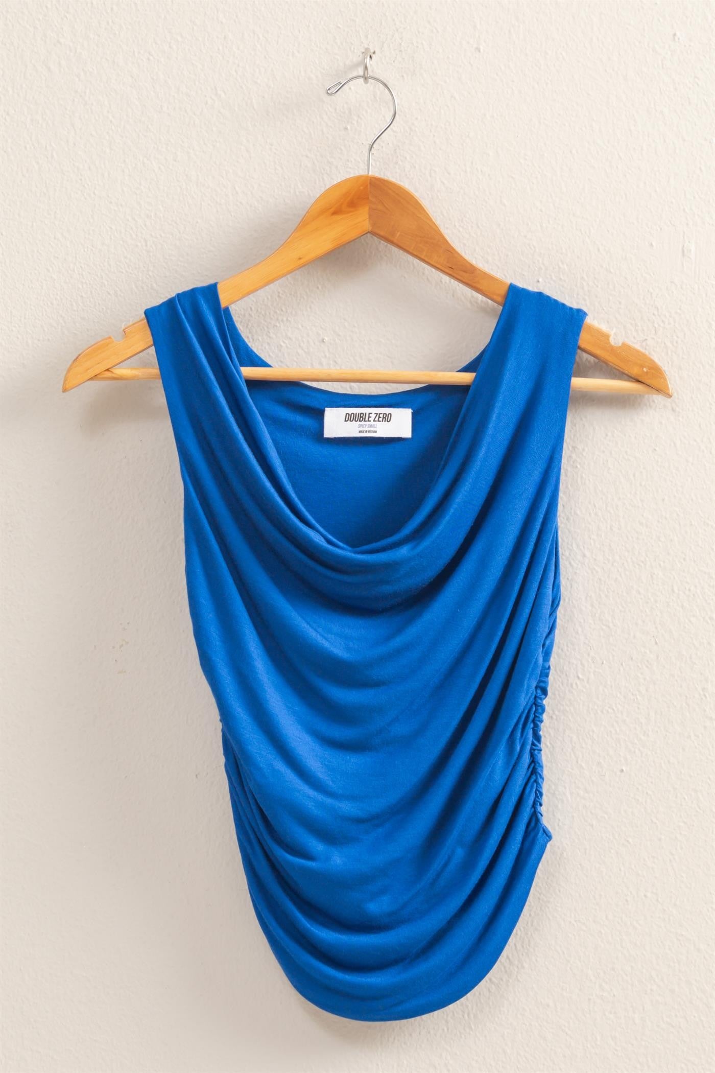 Cowel Neck Rouched Tank