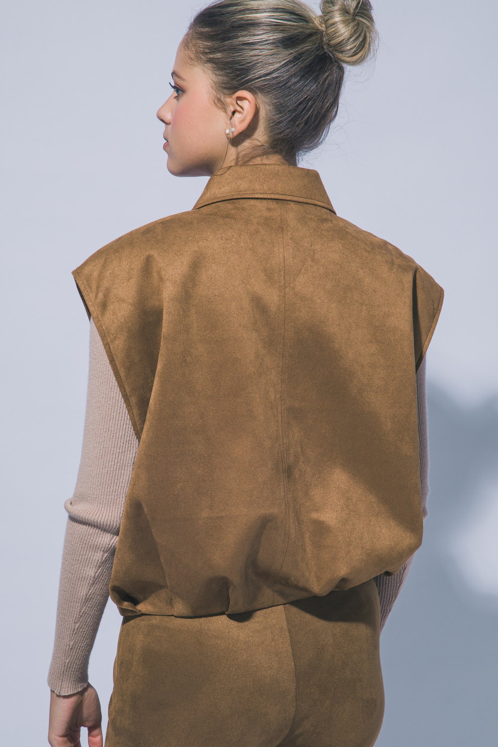 Suedette Aviator Vest