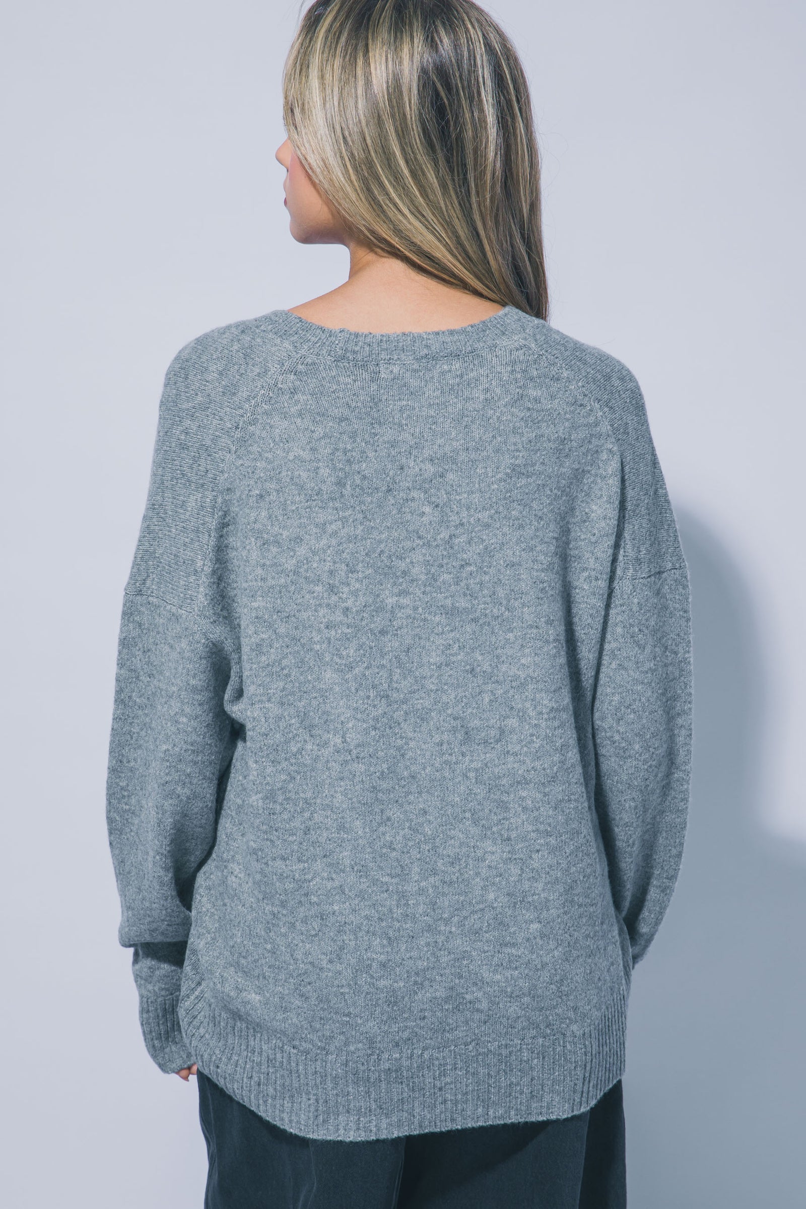 V-neck Boyfriend Sweater
