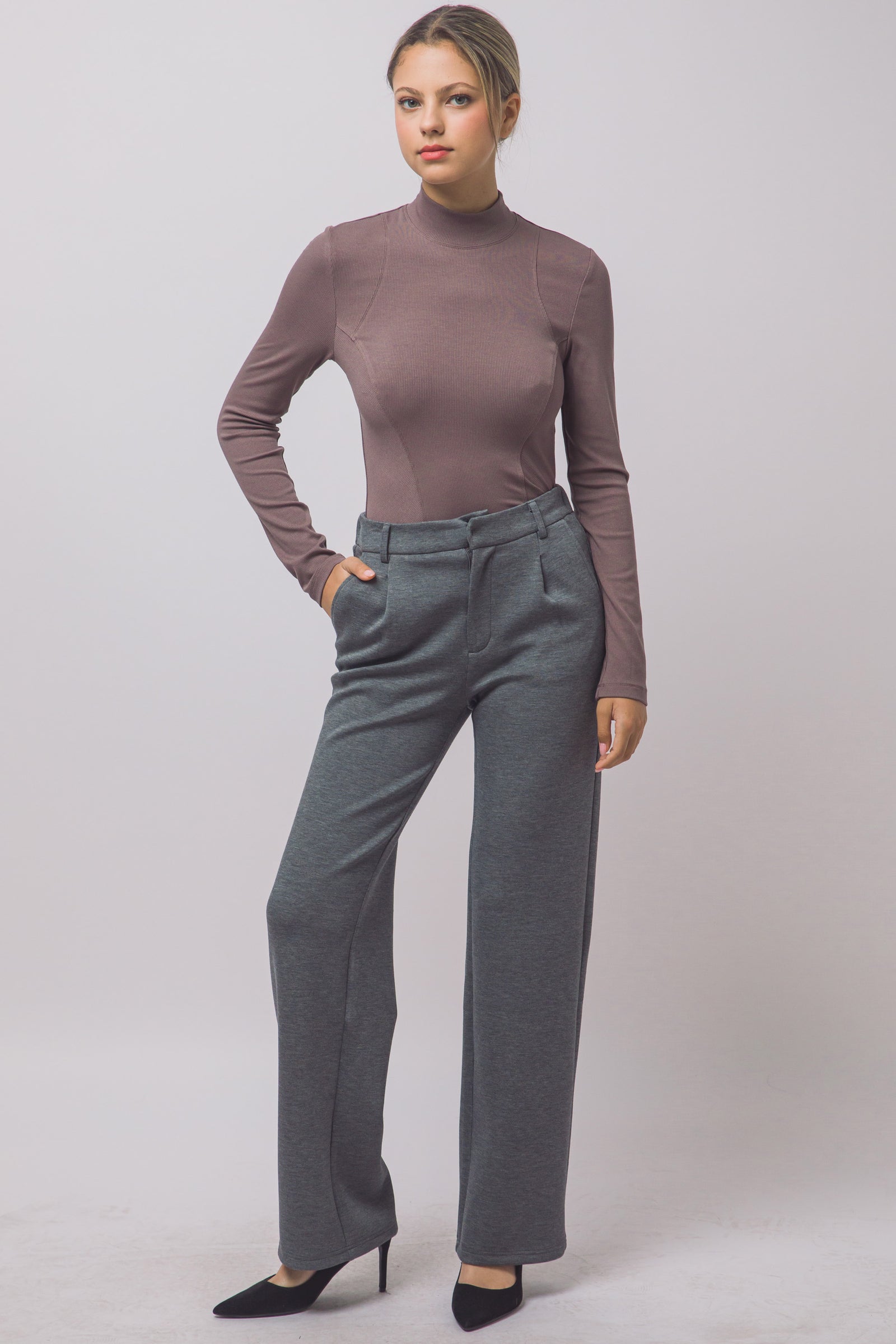 Straight Leg Classic Trousers