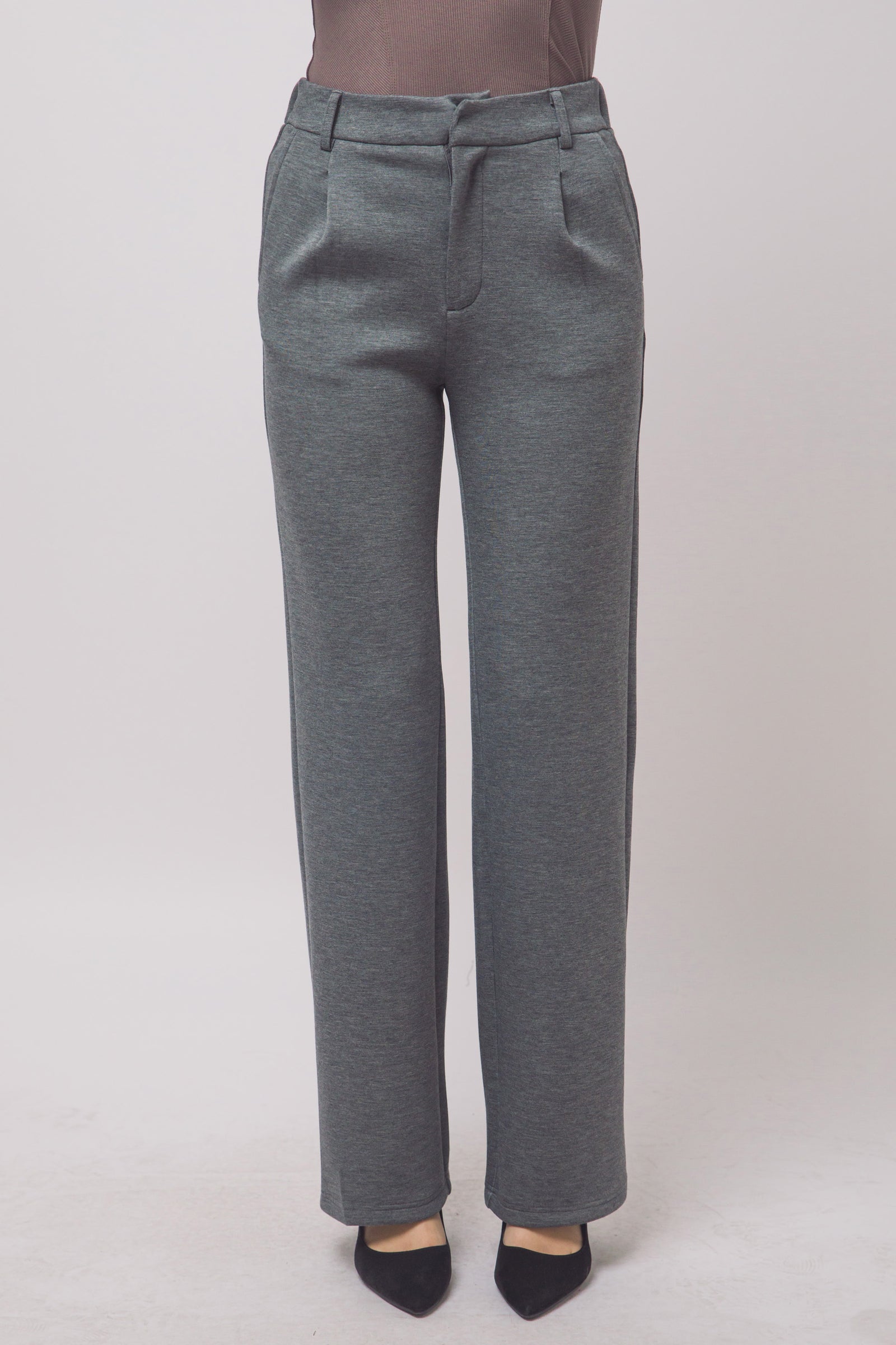Straight Leg Classic Trousers