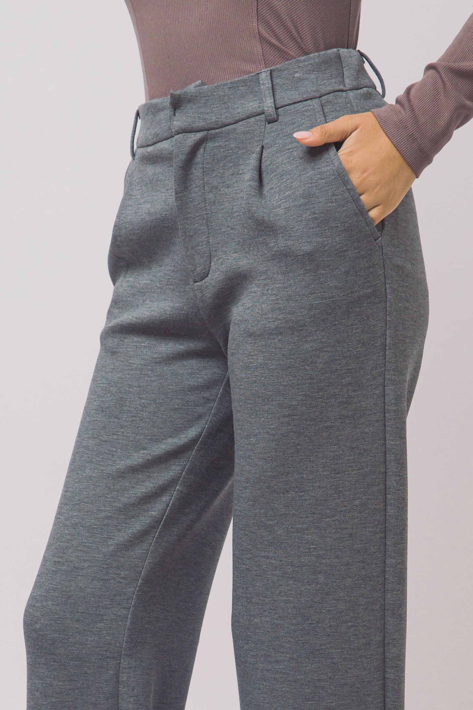 Straight Leg Classic Trousers
