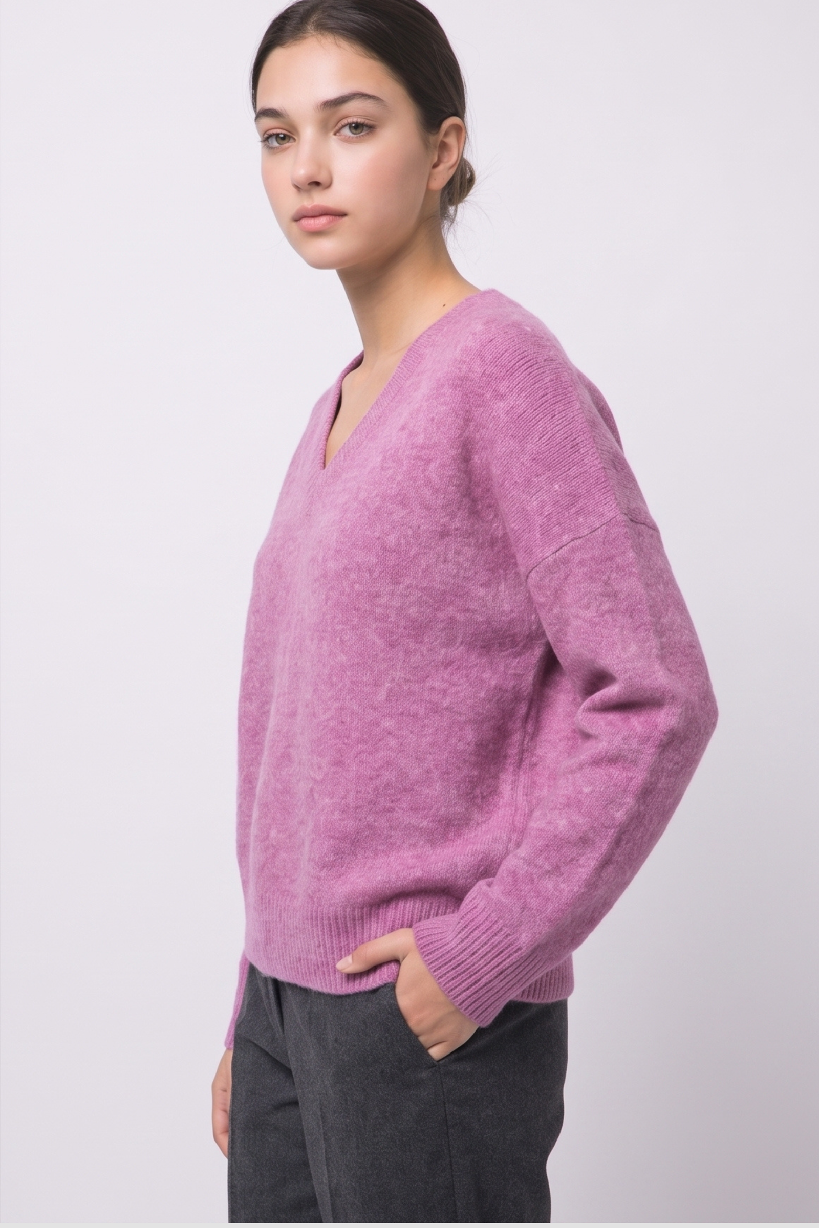 V-Neck Boyfriend Sweater