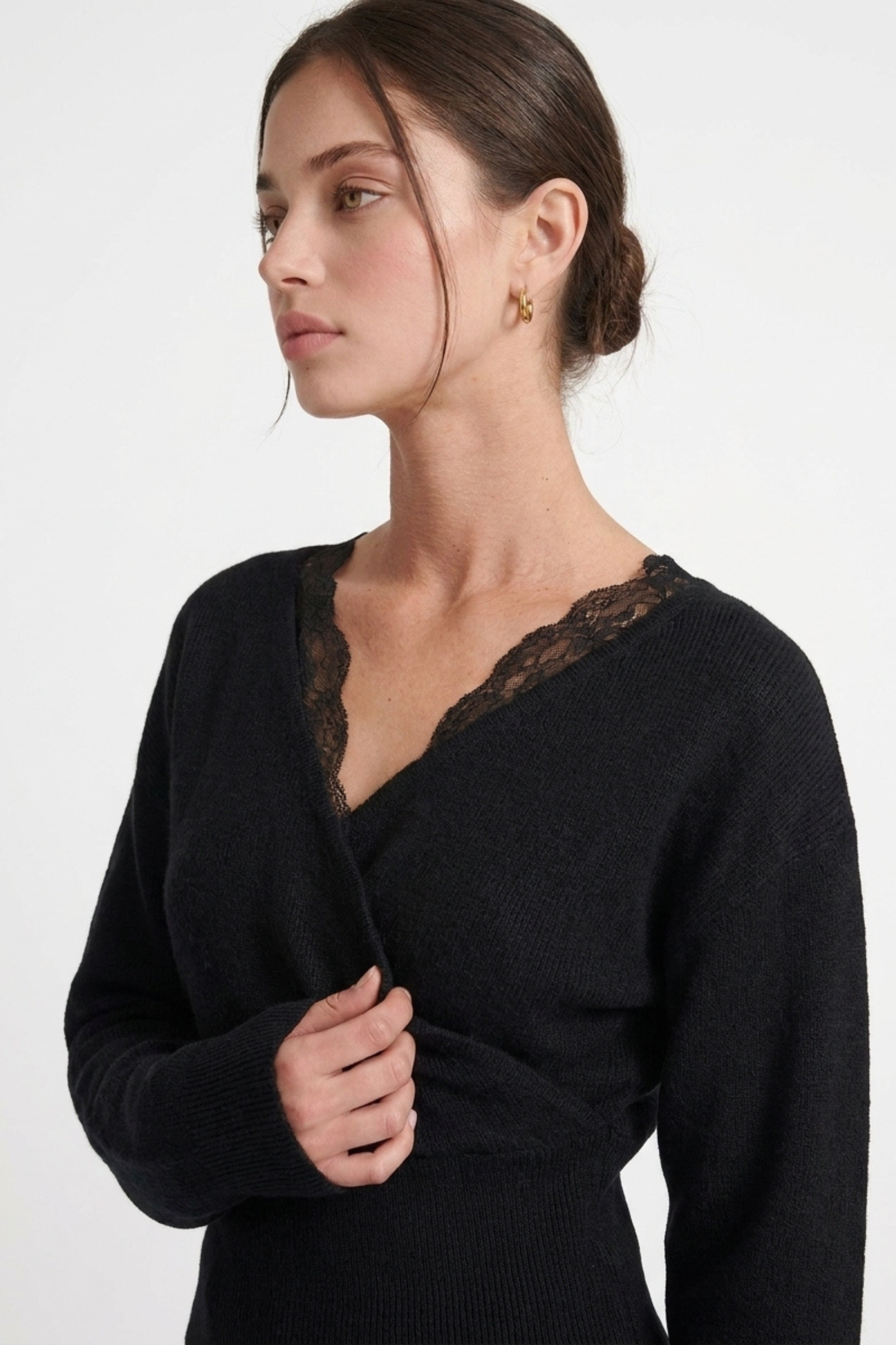 Peek-A-Boo Lace Sweater