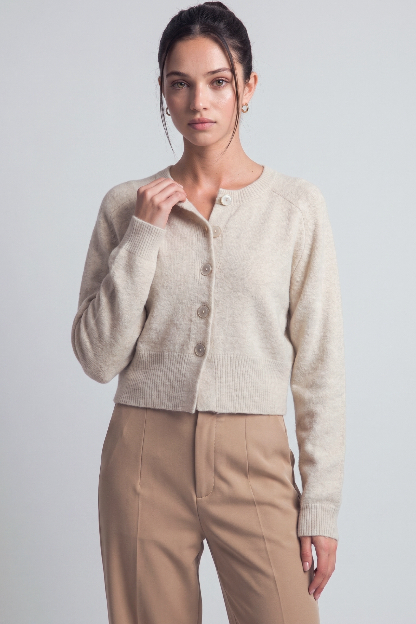 Just Like Cashmere Button Cardi