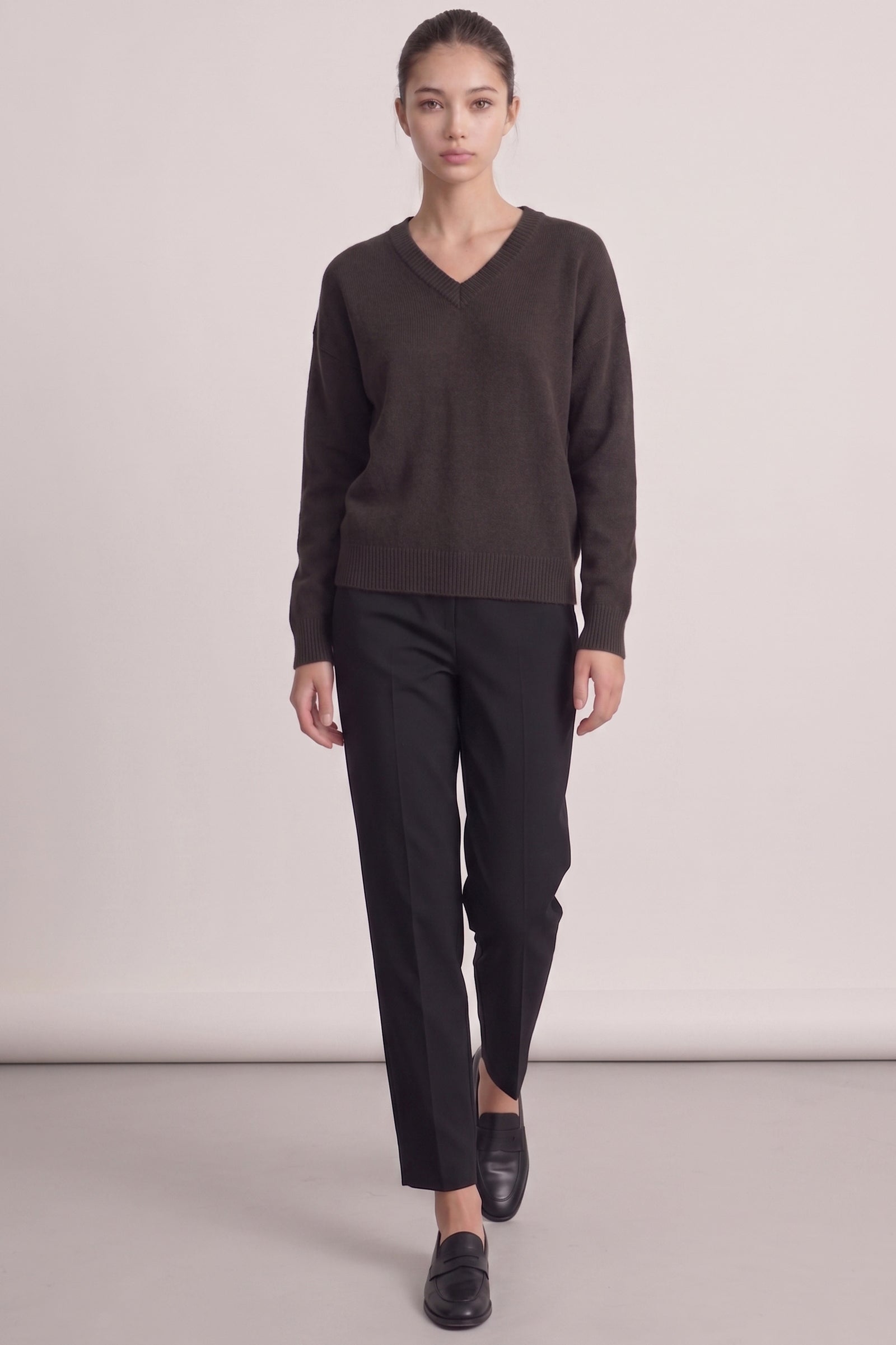 V-Neck Boyfriend Sweater