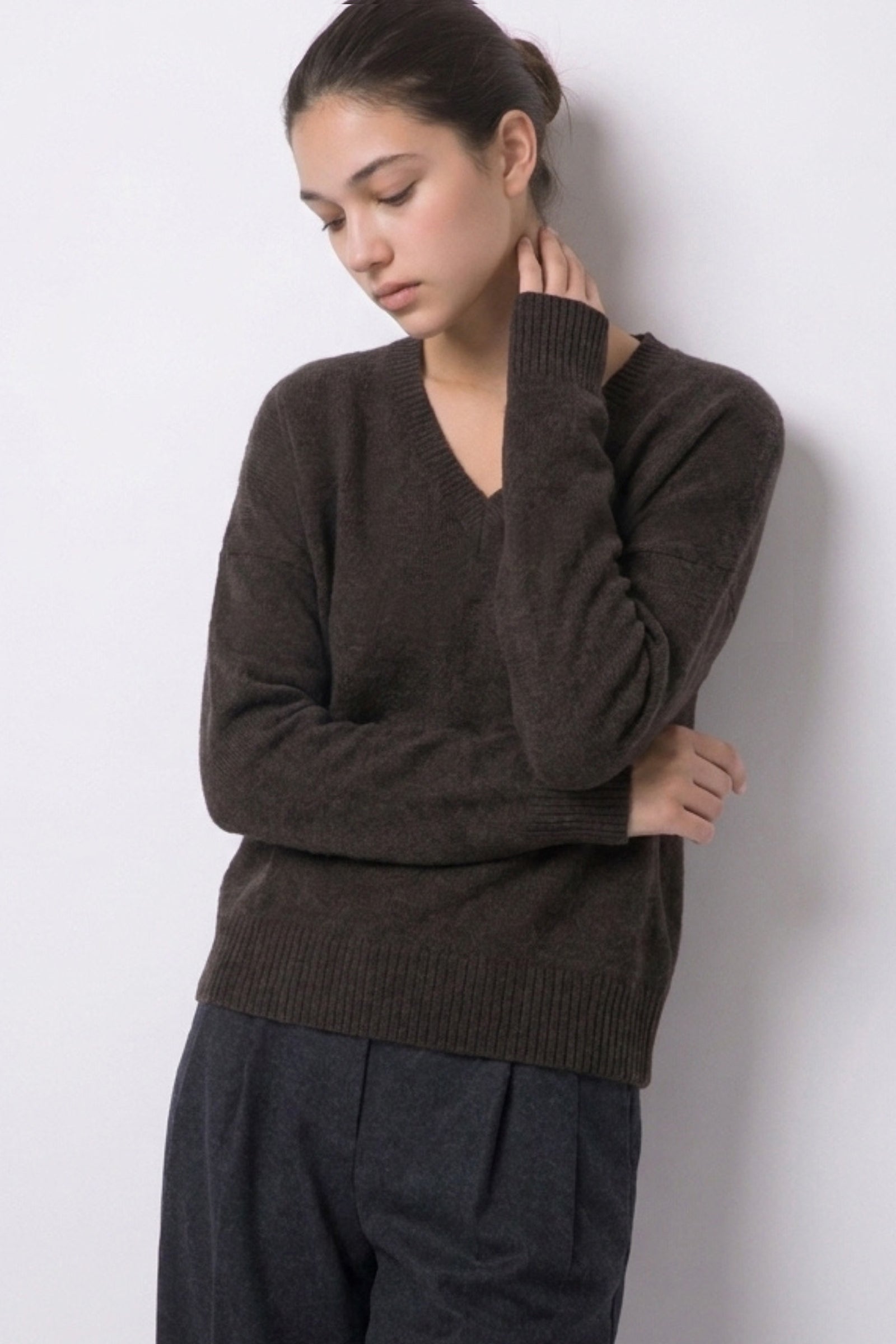 V-Neck Boyfriend Sweater
