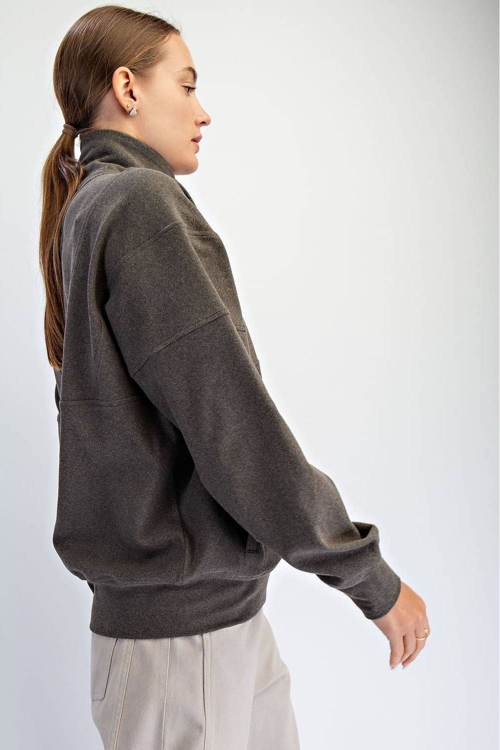 Modal Soft Quarter Zip Pullover