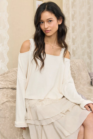 Double Layer Mock Neck Cami