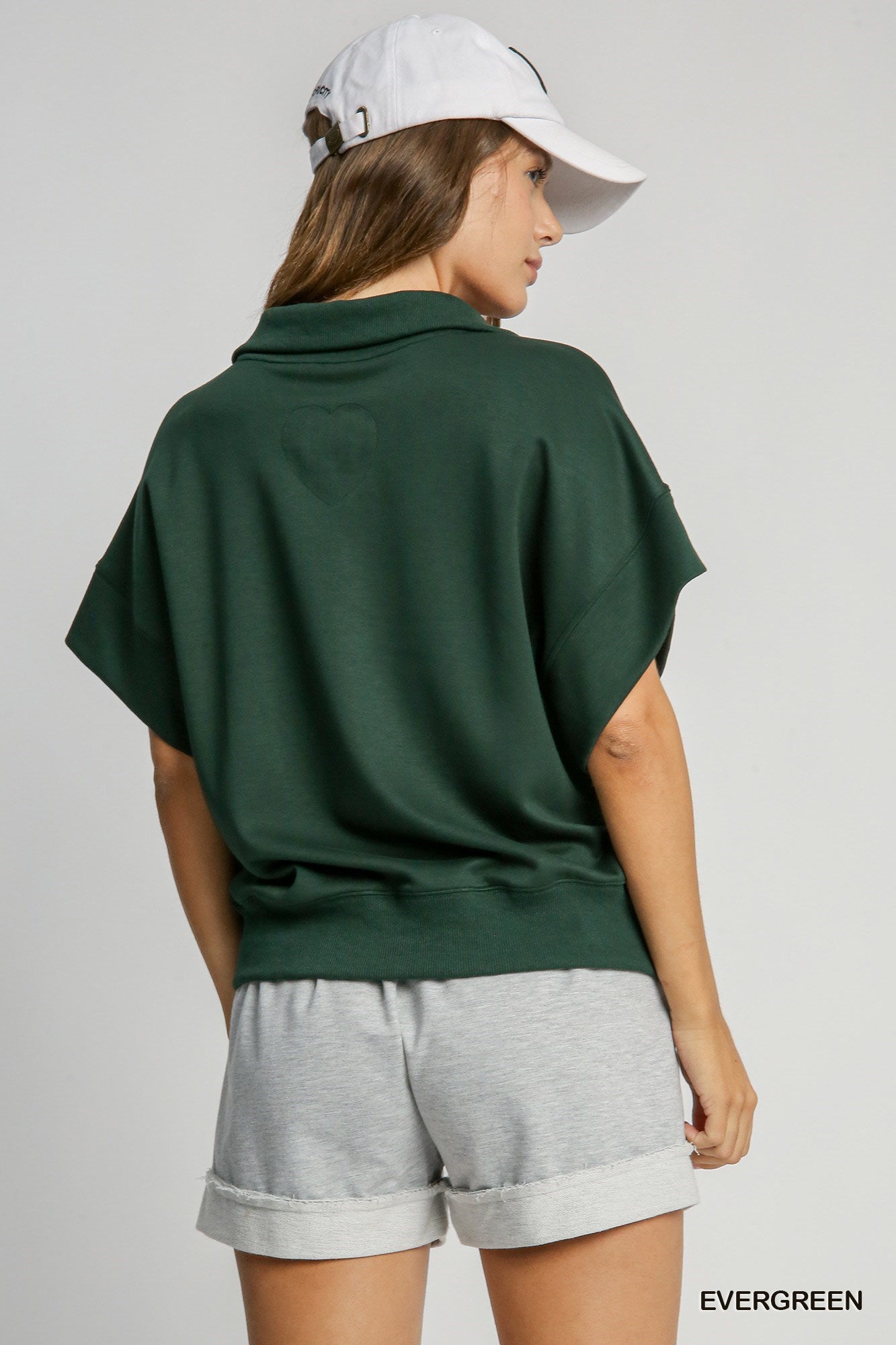 Three Quarter Zip Sweatshirt