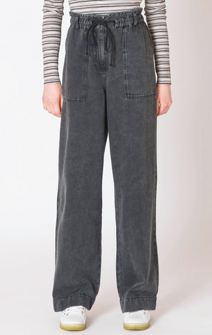 Khaki Green Straight Leg Pants