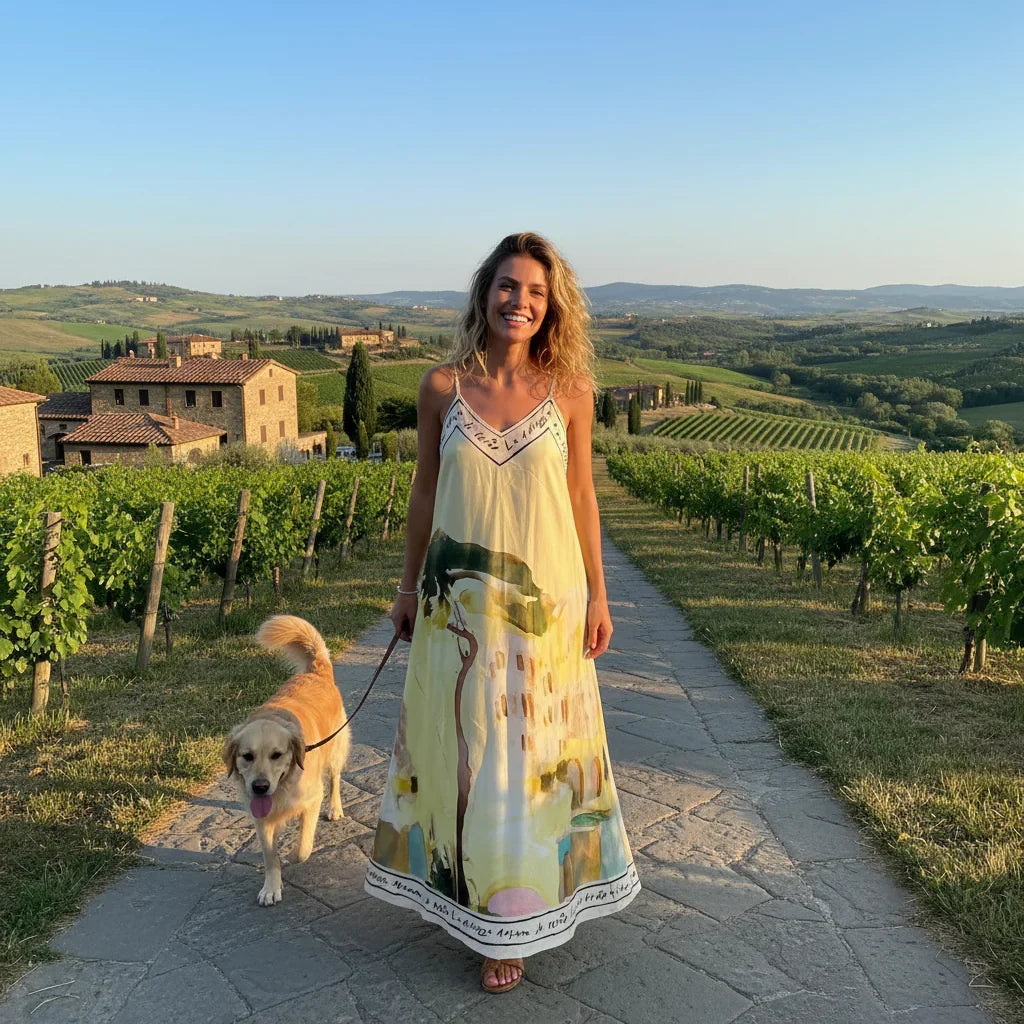 Take Me To Italy Slip Dress Short