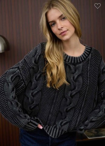 Black Rhinestone Bow Button Cardigan