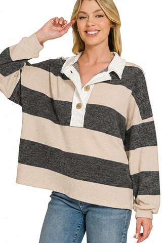 Dolman Sleeve Scoop Neck Top