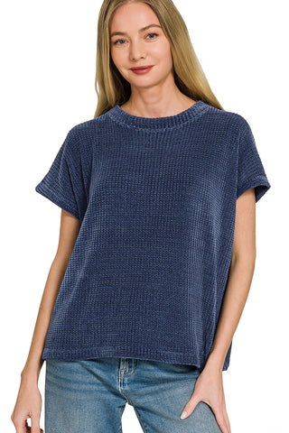 Dolman Sleeve Scoop Neck Top