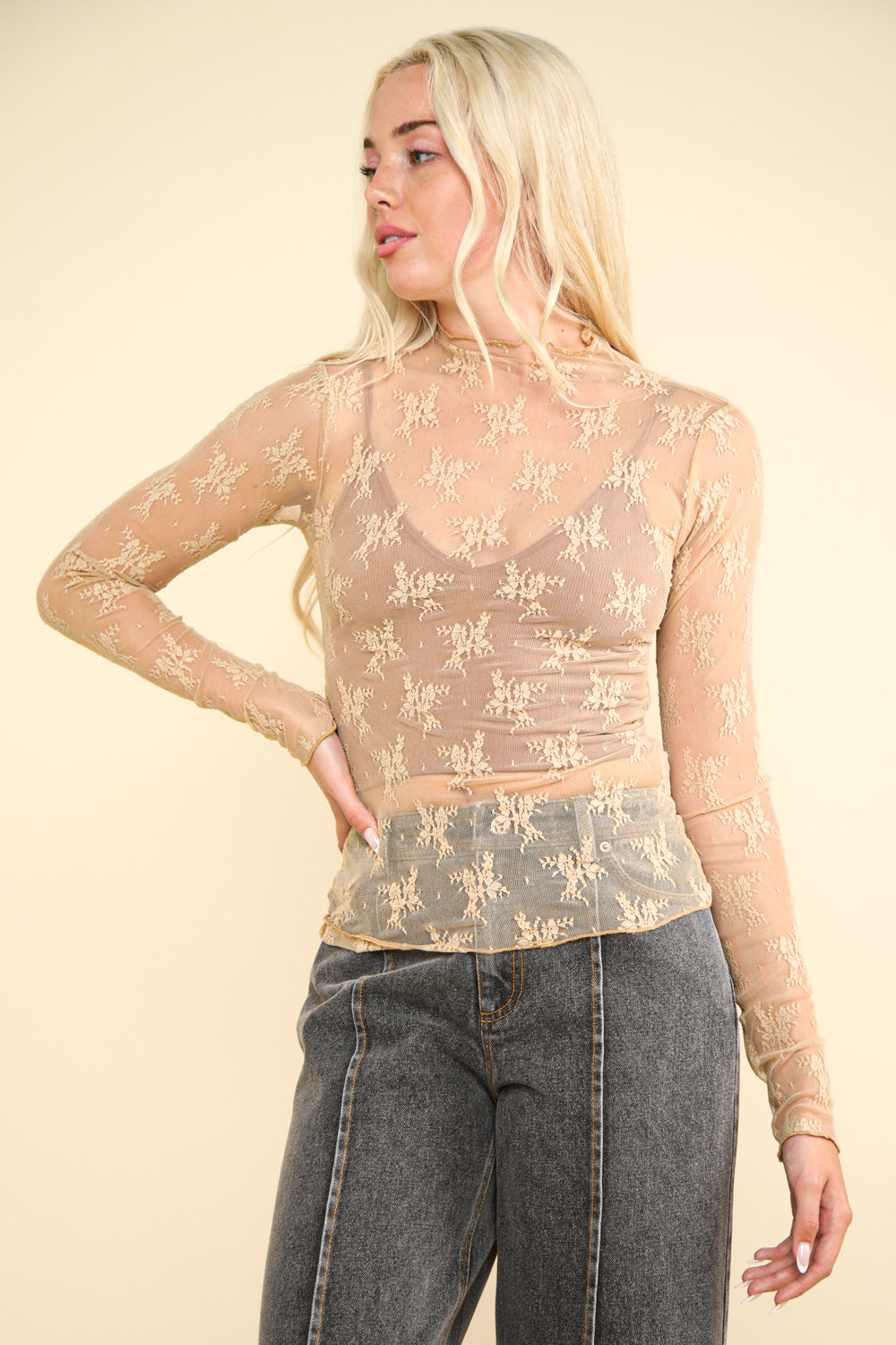 Lace Layering Top