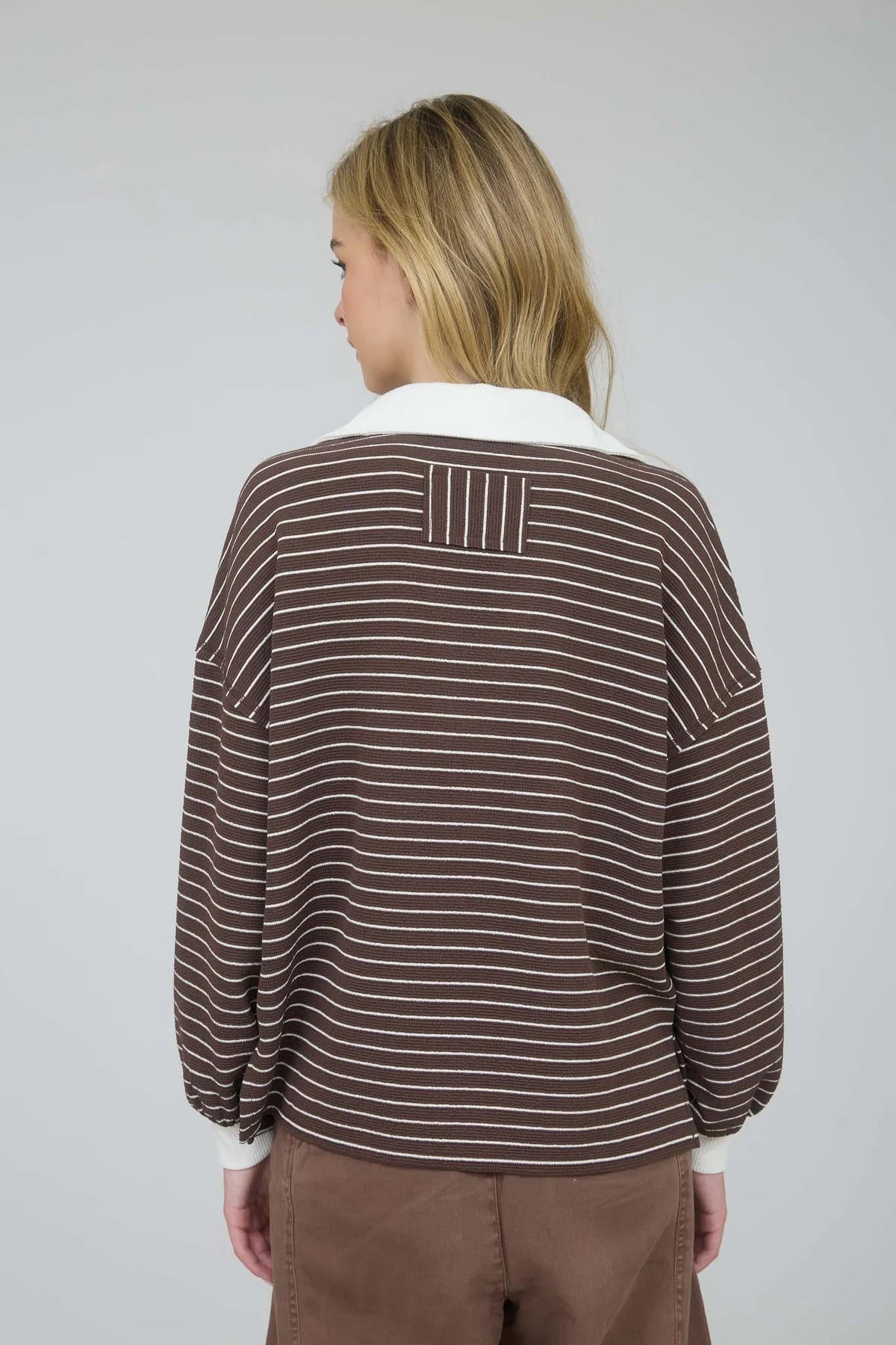 Coco Stripe Collared Rugby Polo