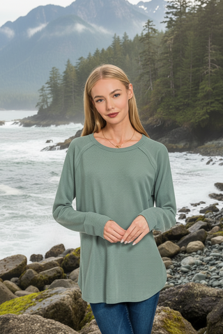 Linen Bow Embroidered Top