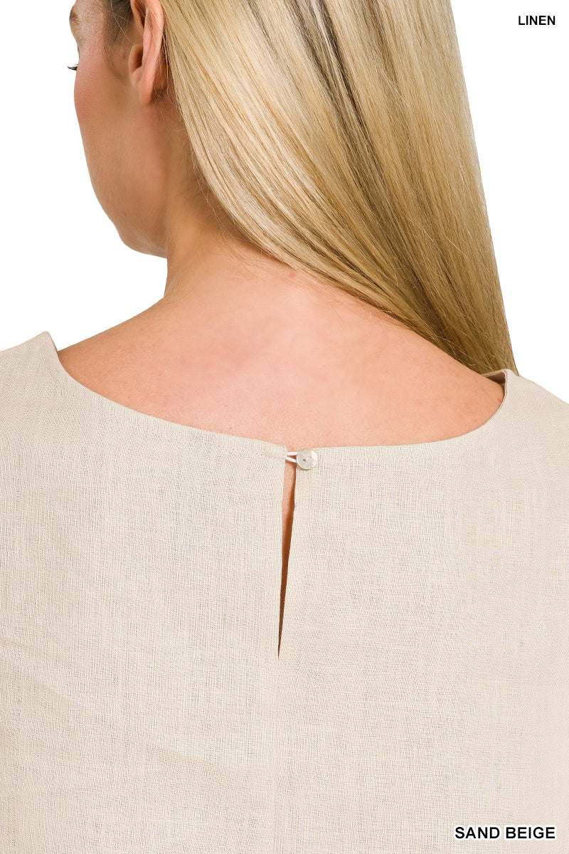 Linen Hi-Lo Top