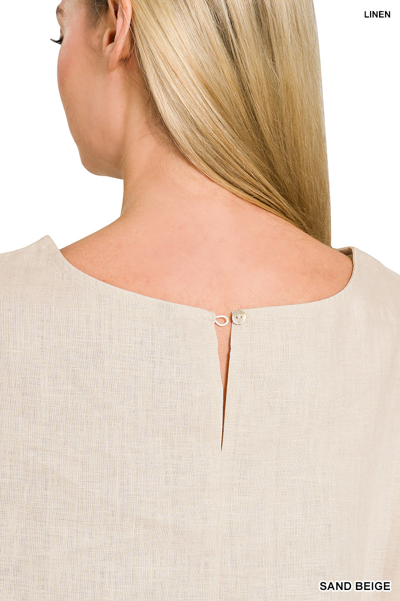 Linen Hi-Lo Top