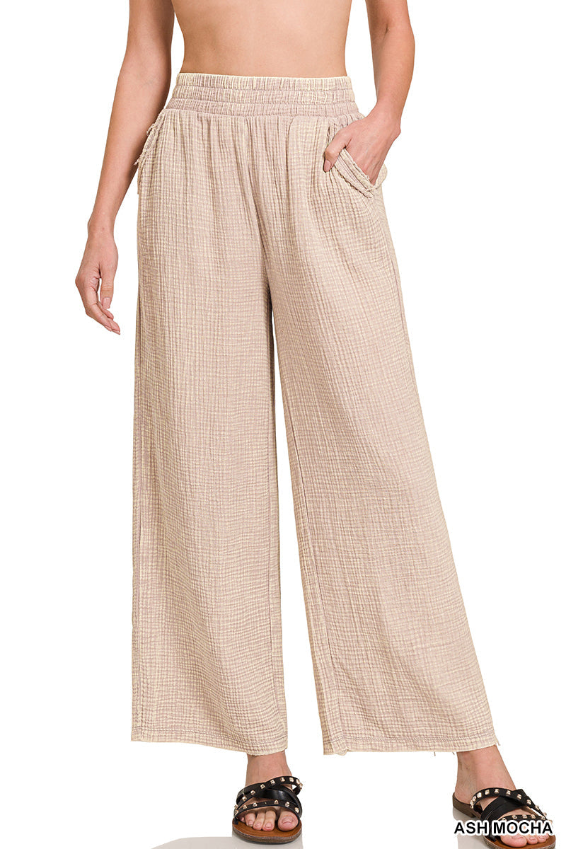 Washed Gauze Lounge Pants