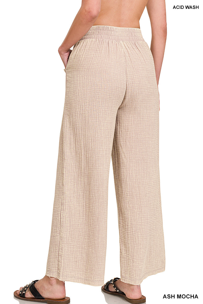 Washed Gauze Lounge Pants