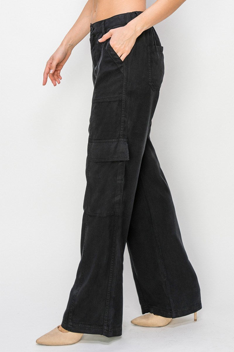 Tencel Relaxed Cargo Pants