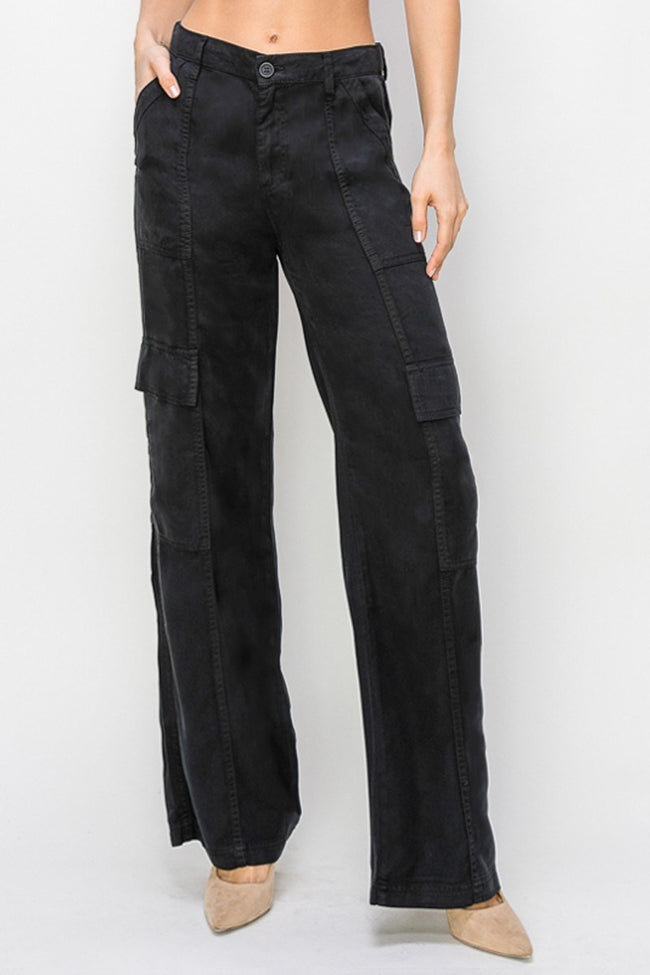 Tencel Relaxed Cargo Pants